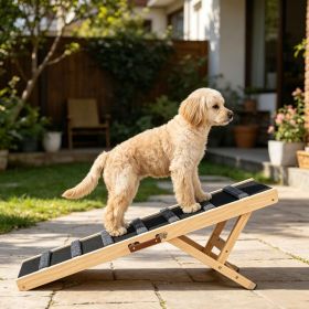 Dog Ramp with Non-Slip and Adjustable Height 39.3 X 15.7 X 1.8 in