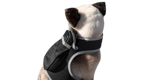 Live Tracking with Pet Tracker Mini GPS GSM Cat Tracking Collar Pet Finder Size:L